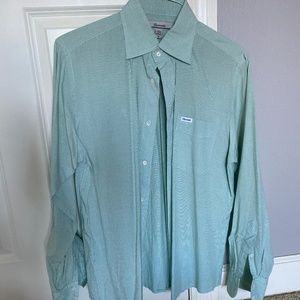 Faconnable Green Dress Shirt